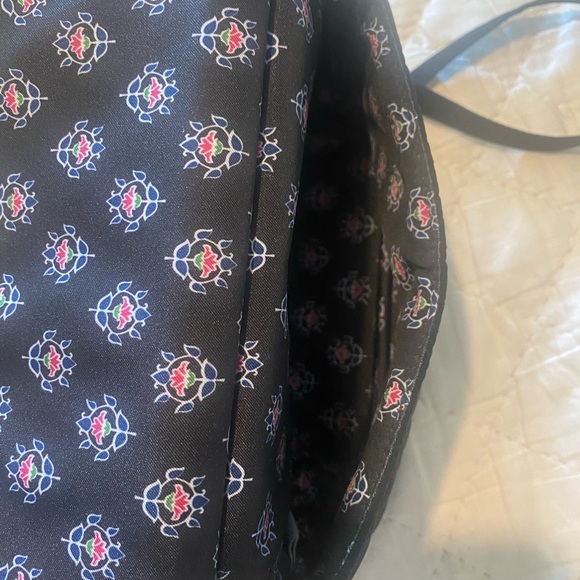 Vera Bradley Black Quilted Crossbody Bag - Small - Picture 5 of 5